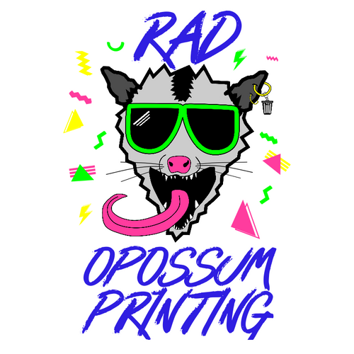 Rad Opossum Printing